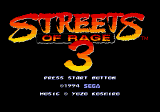 Streets of deals rage 3 sega